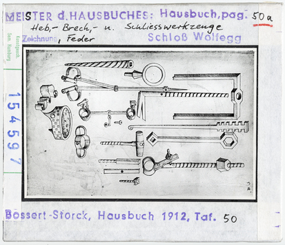 Vorschaubild Meister des Hausbuches: Heb- Brech- und Schließwerkzeuge 